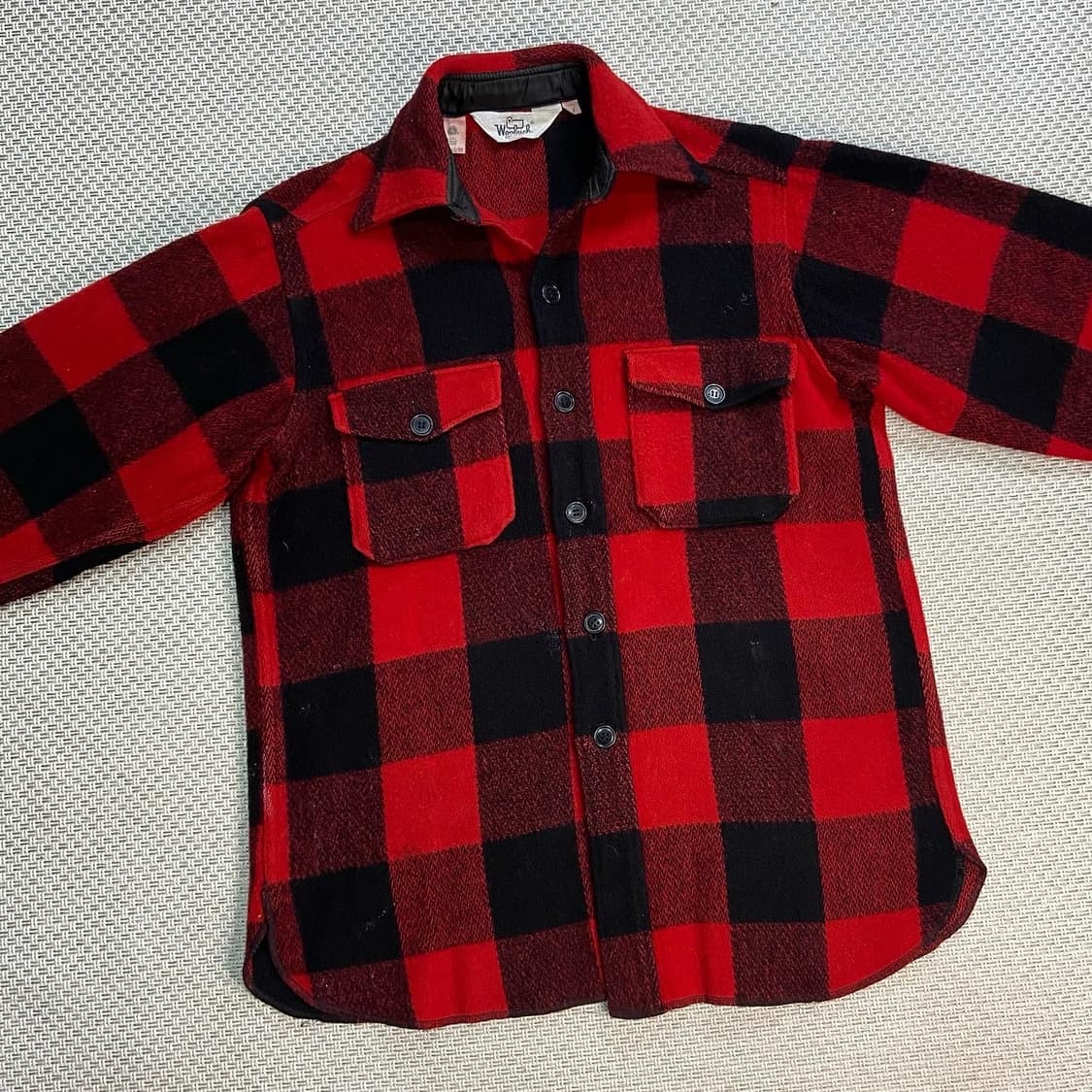 (100) 6-70’s 울리치 헤비울 버팔로 체크 셔츠 상품이미지2