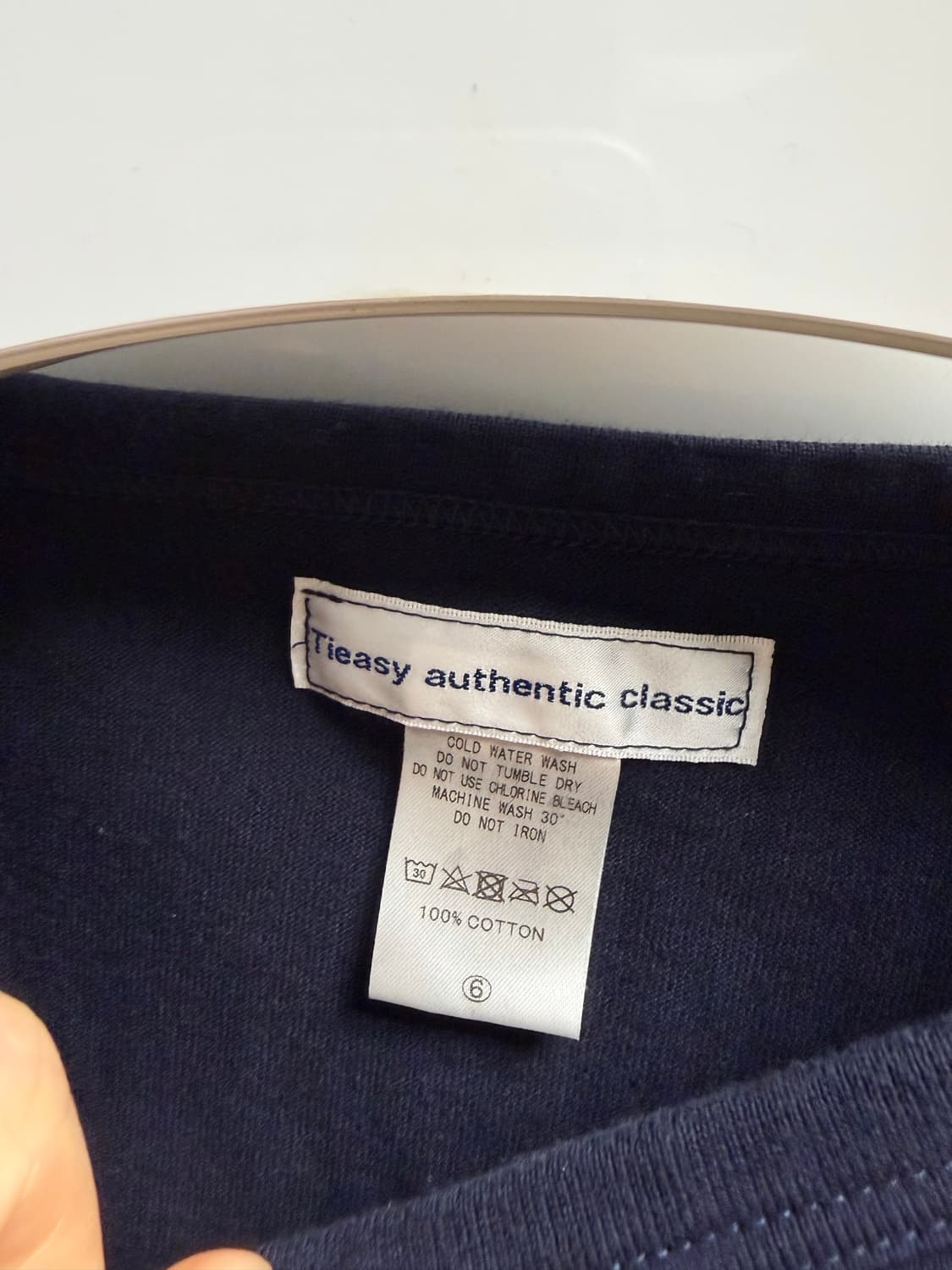 [티지] Tieasy - SUMMER KNIT CREW T(Navy) 6 상품이미지2