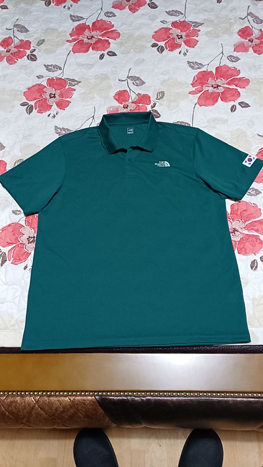 노스페이스 국가대표 반팔 실측115 가슴61 기장77 상품이미지1