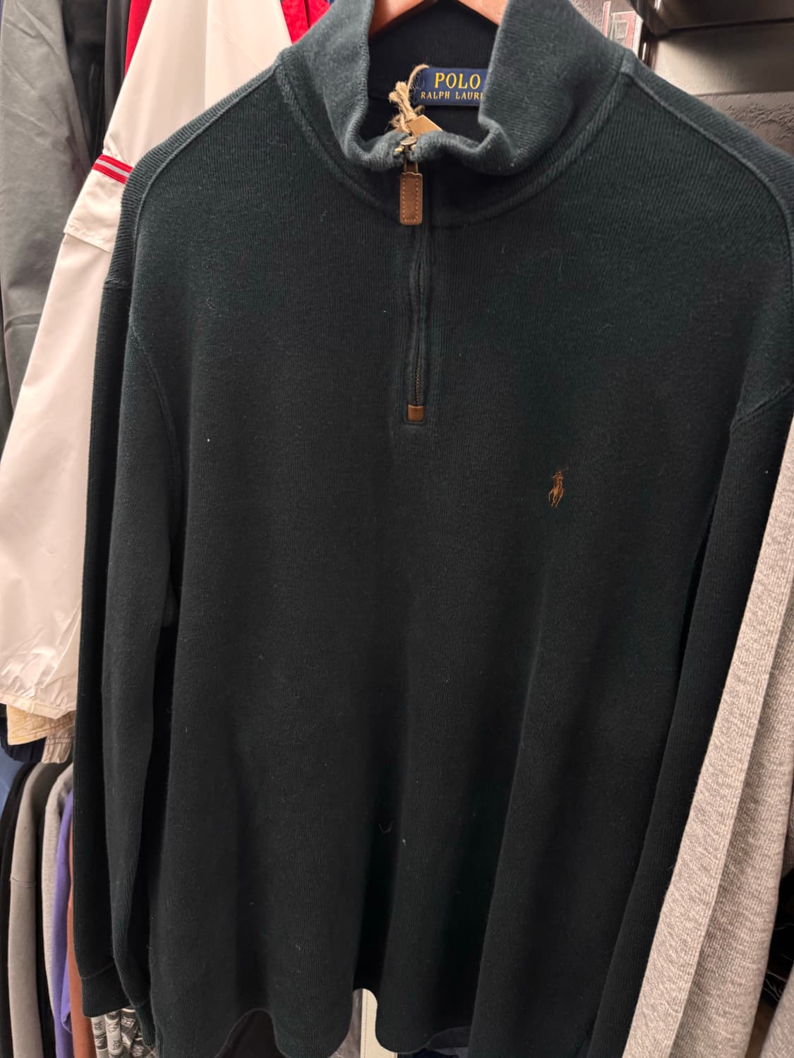 폴로 코튼 반집업  상품이미지1