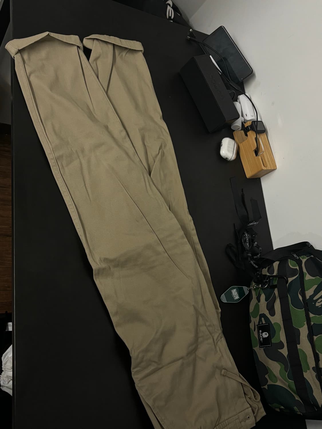 베이지 면바지 상품이미지2