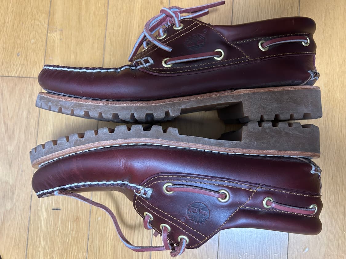 팀버랜드 어센틱 3 아이 클래식 러그 버건디 - 와이드 상품이미지2