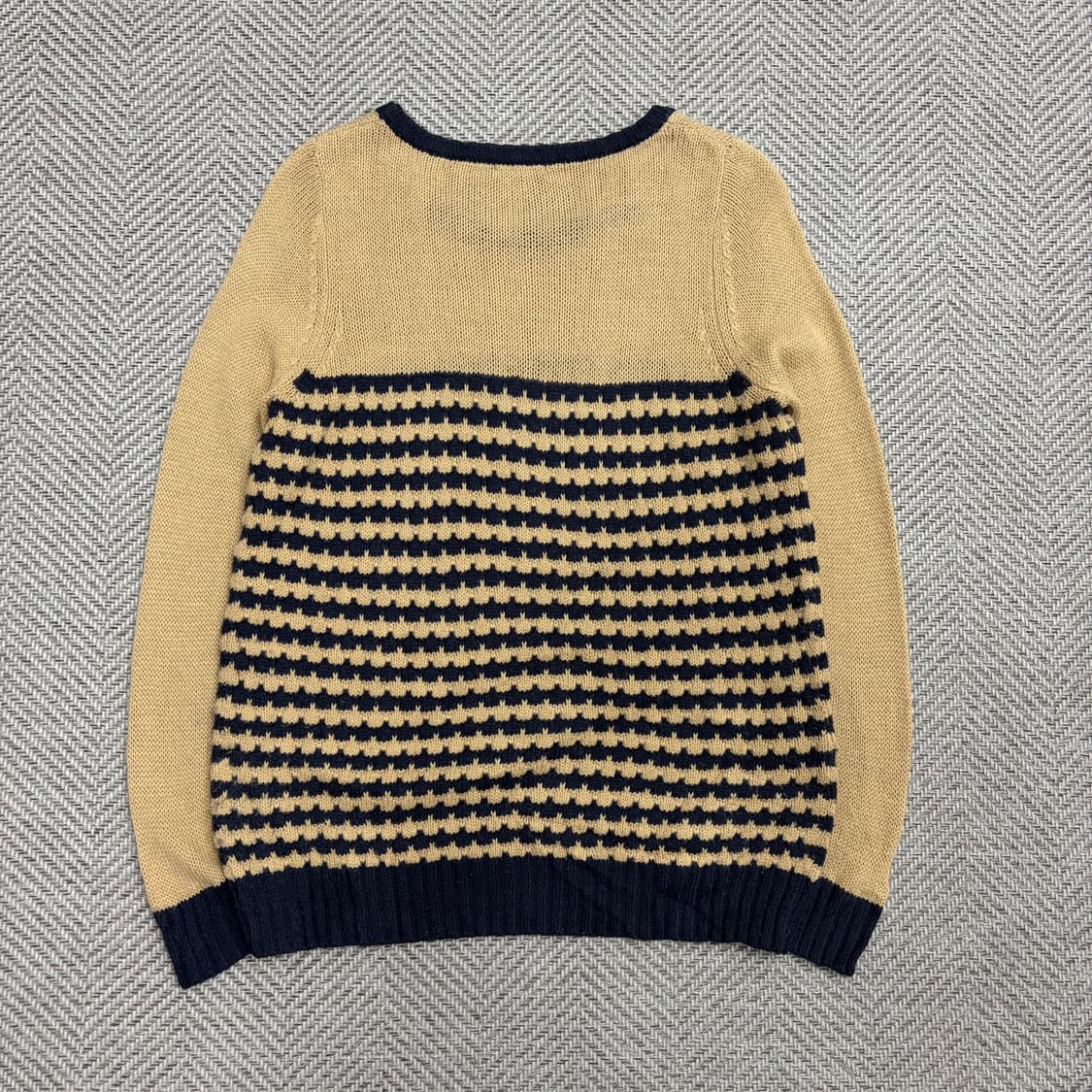 빔즈하트 단가라 니트  v1601  상품이미지2