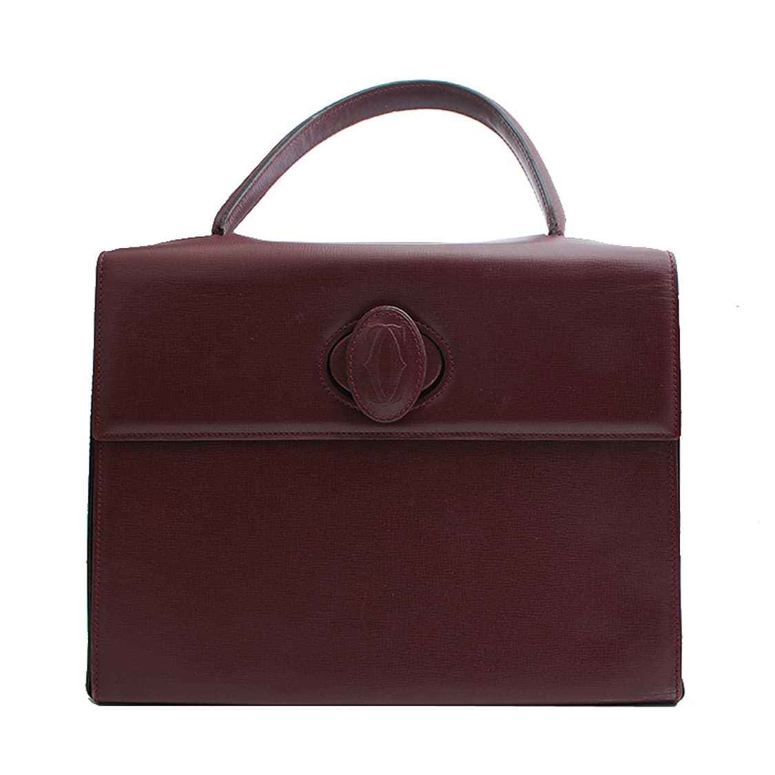 까르띠에 해피라인 와인색 토트백 상품이미지1