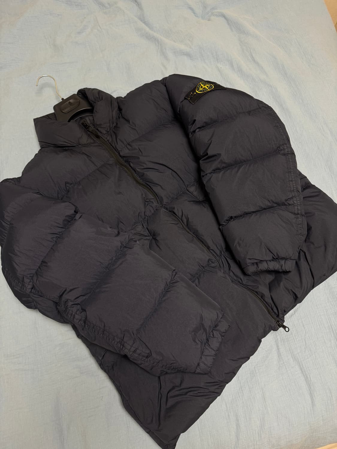 스톤아일랜드 23fw 크링클랩스 논후드 숏패딩 xxl v0020 상품이미지2