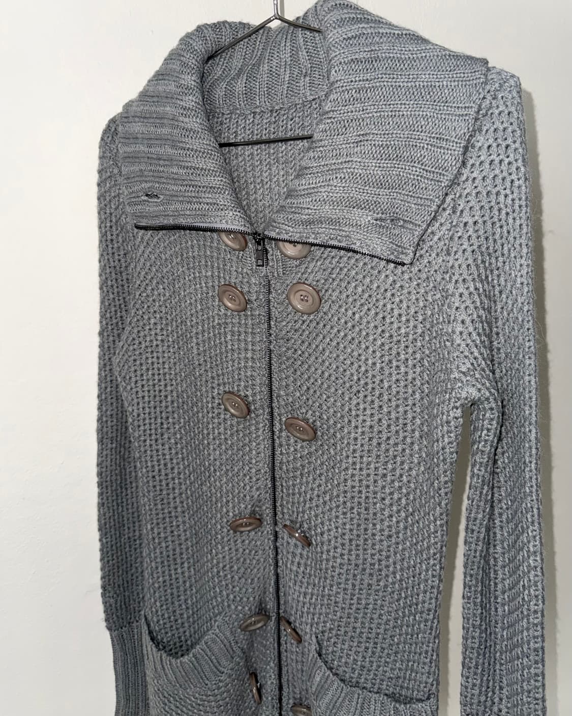 빈티지 빅 버튼 가디건 상품이미지2