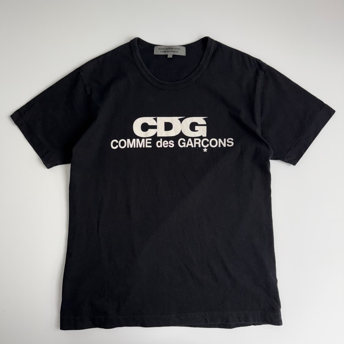 Comme des garsons  꼼데가르송 CDG 로고 블랙 반팔티셔츠 상품이미지2