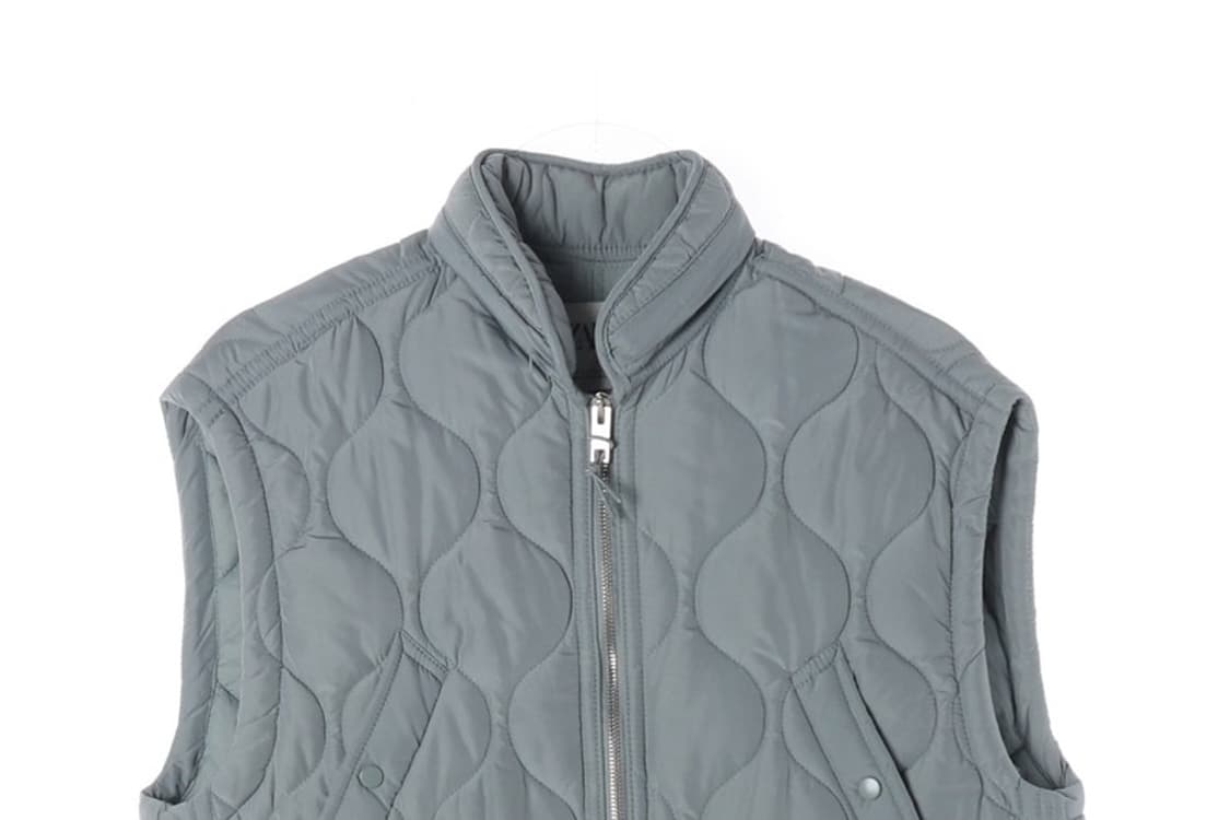 ZARA 어니언 퀼팅 집업 베스트 M 상품이미지4