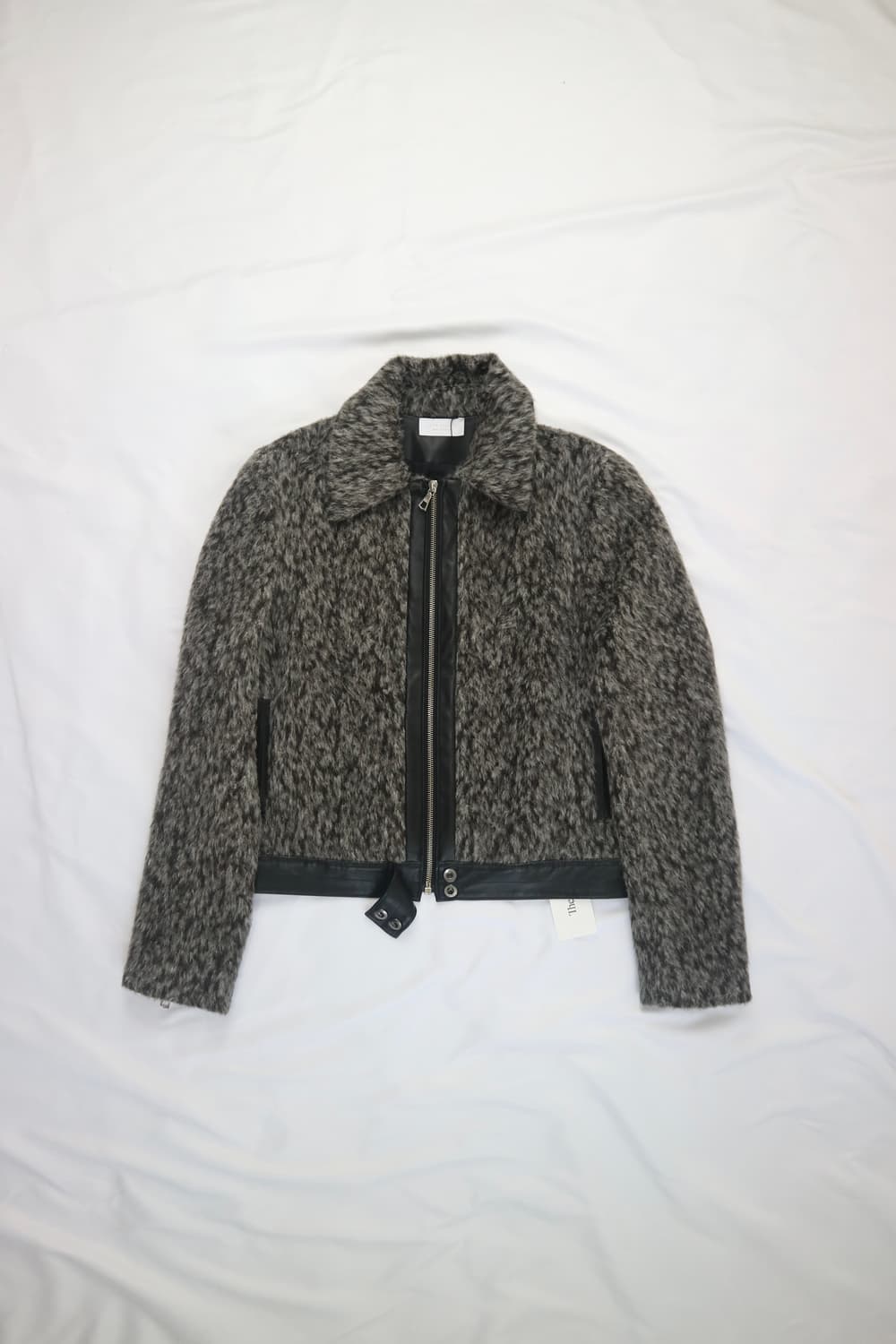 John Elliott tweed faux fur jacket FW18 상품이미지1