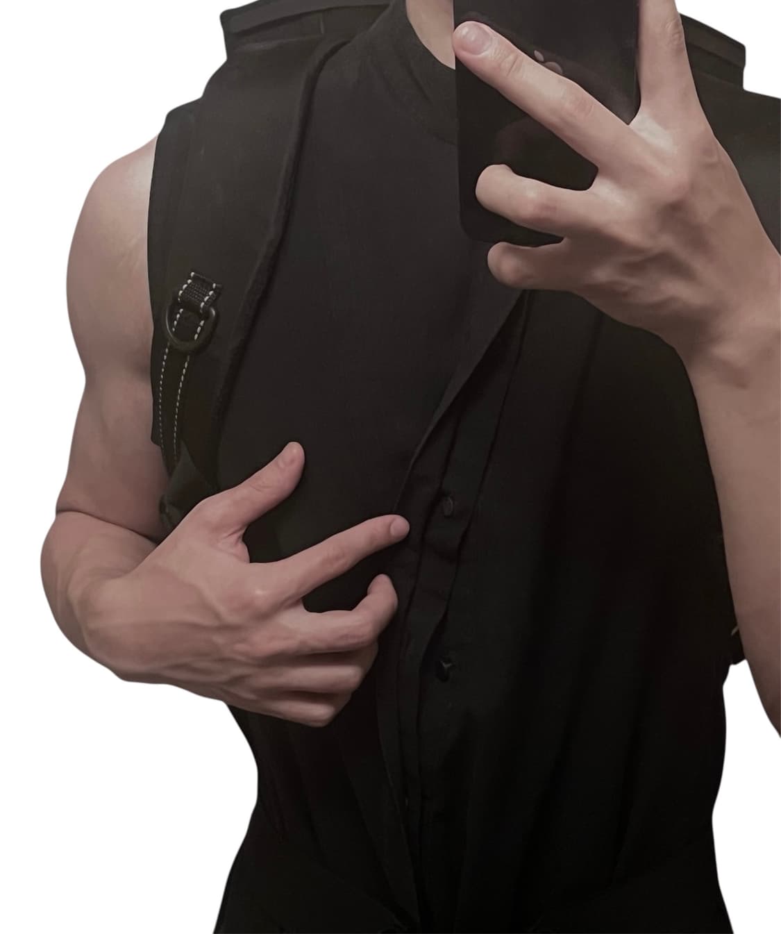 Balck Sleeveless 상품이미지5