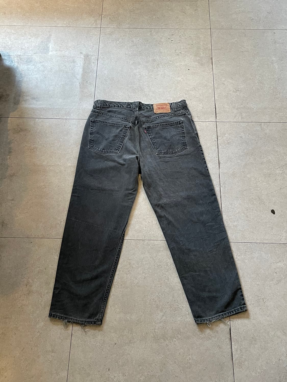 리바이스550 흑청 데님팬츠 상품이미지1