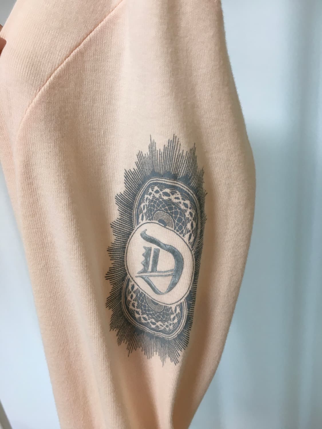 DIESEL 브이넥 프린팅 롱슬리브 상품이미지3