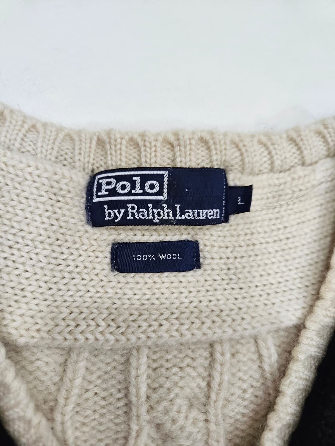(L) 폴로 크리켓 헤비울 니트 상품이미지4