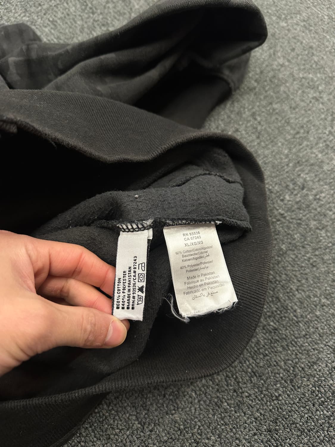 XL) 에코 언리미티드 그래픽 패턴 오버핏 후드집업 상품이미지8