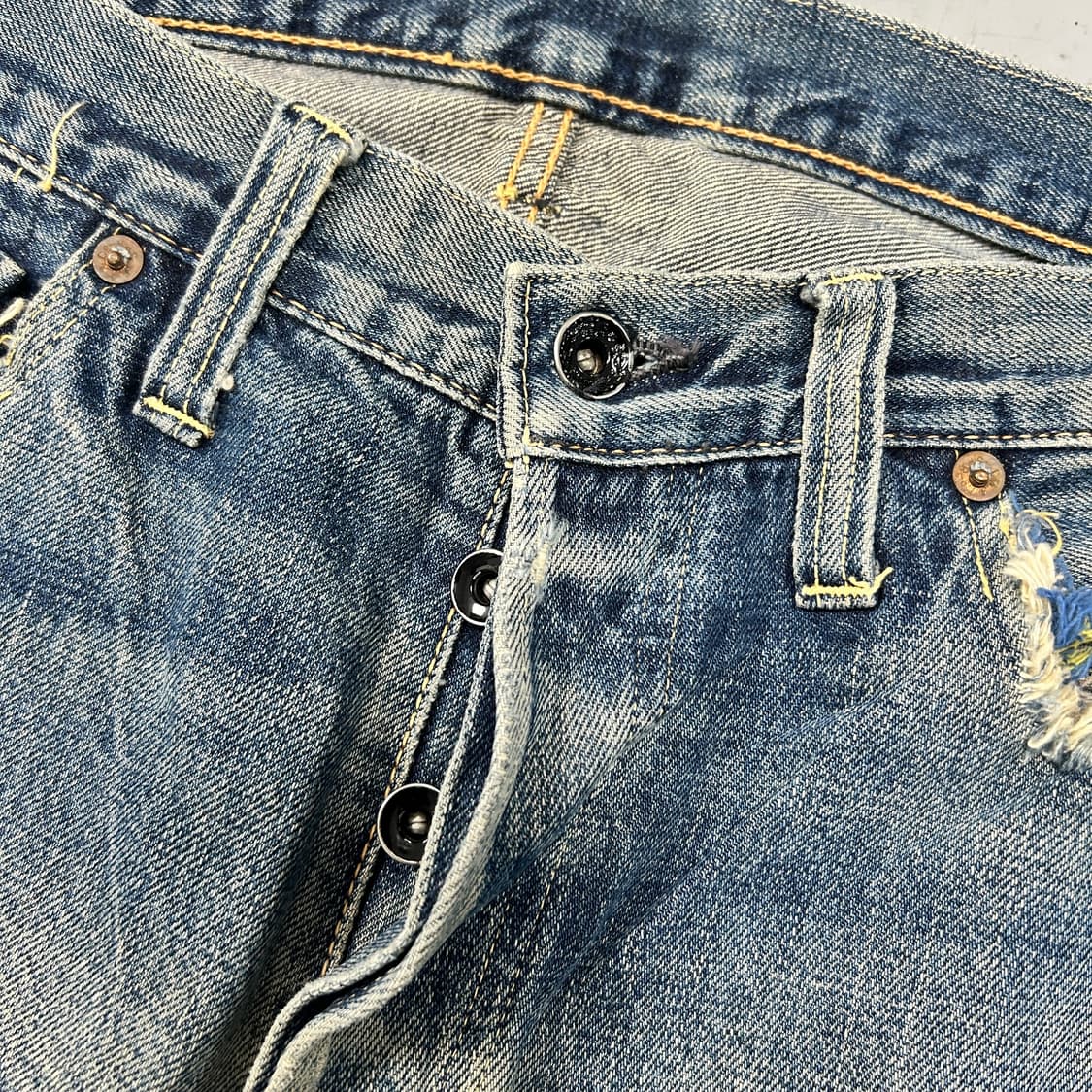 조맥코이 901 디스트레스드 셀비지 데님  상품이미지6