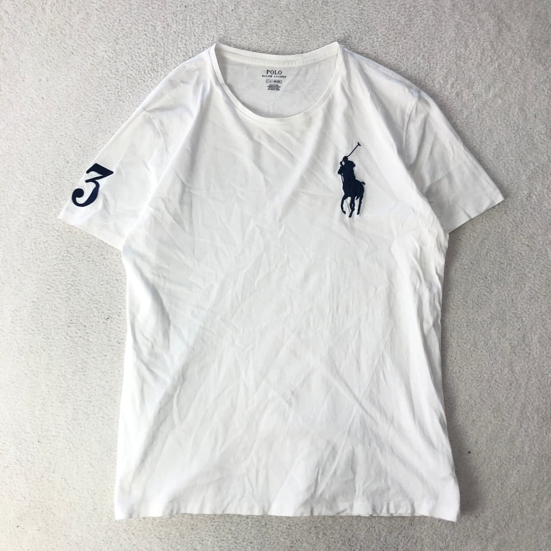 폴로랄프로렌 빅포니 화이트 반팔티셔츠  상품이미지1