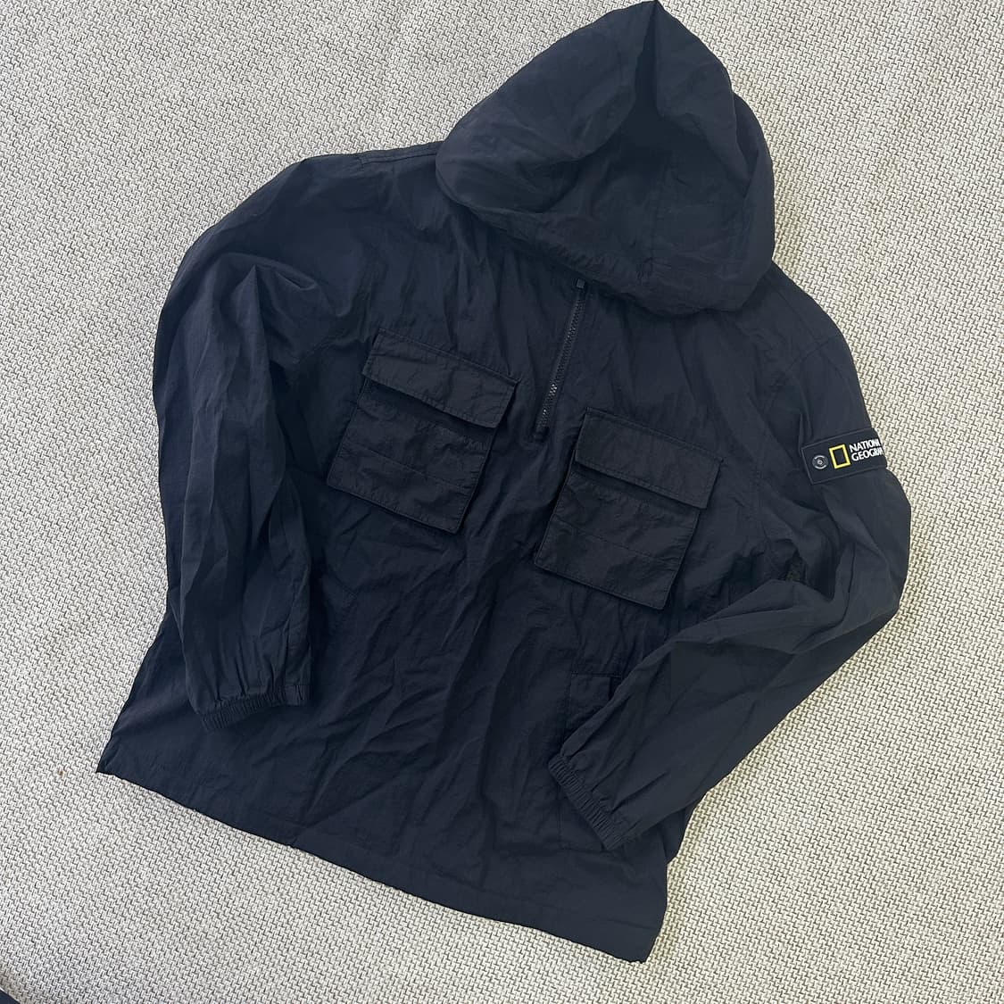 L 네셔널지오그래픽 우븐 후디 아노락 0407D 상품이미지1