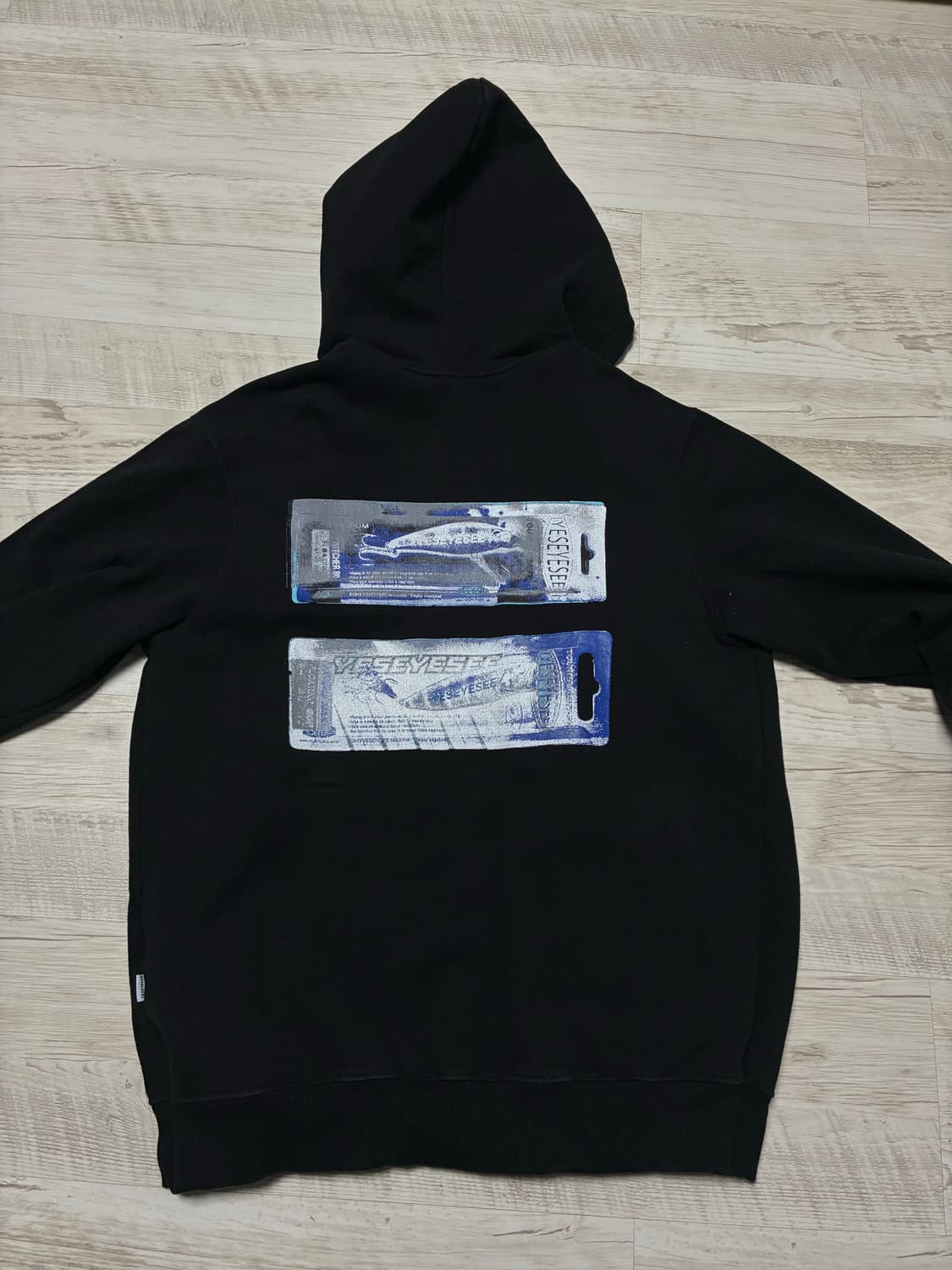 s 예스아이씨 후드집업 블랙 상품이미지6