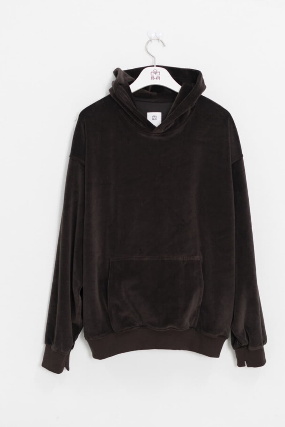 폴리테루 벨루어 후디 브라운 2사이즈 상품이미지1