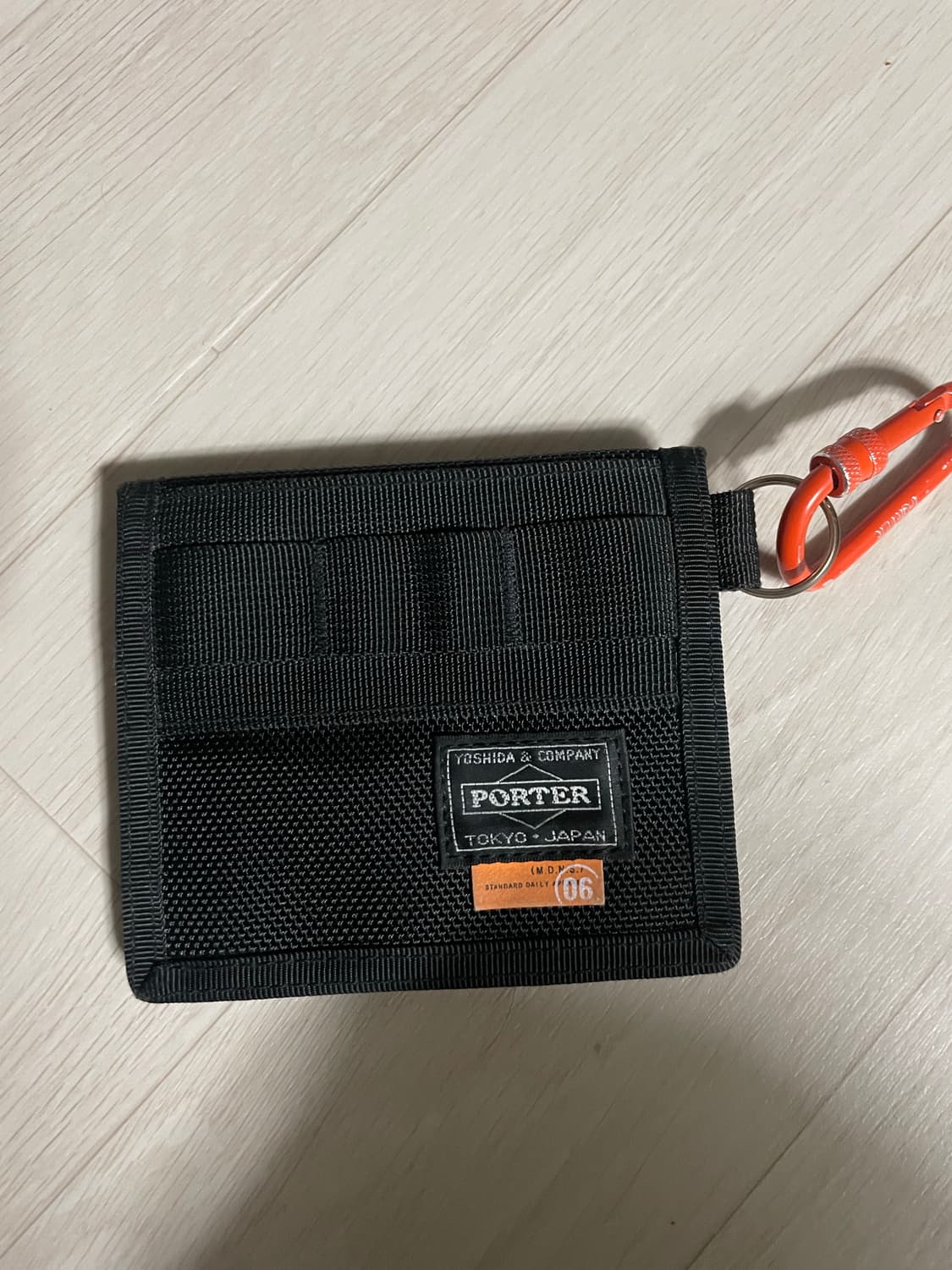 포터 카라비너 지갑 블랙 급처 상품이미지1