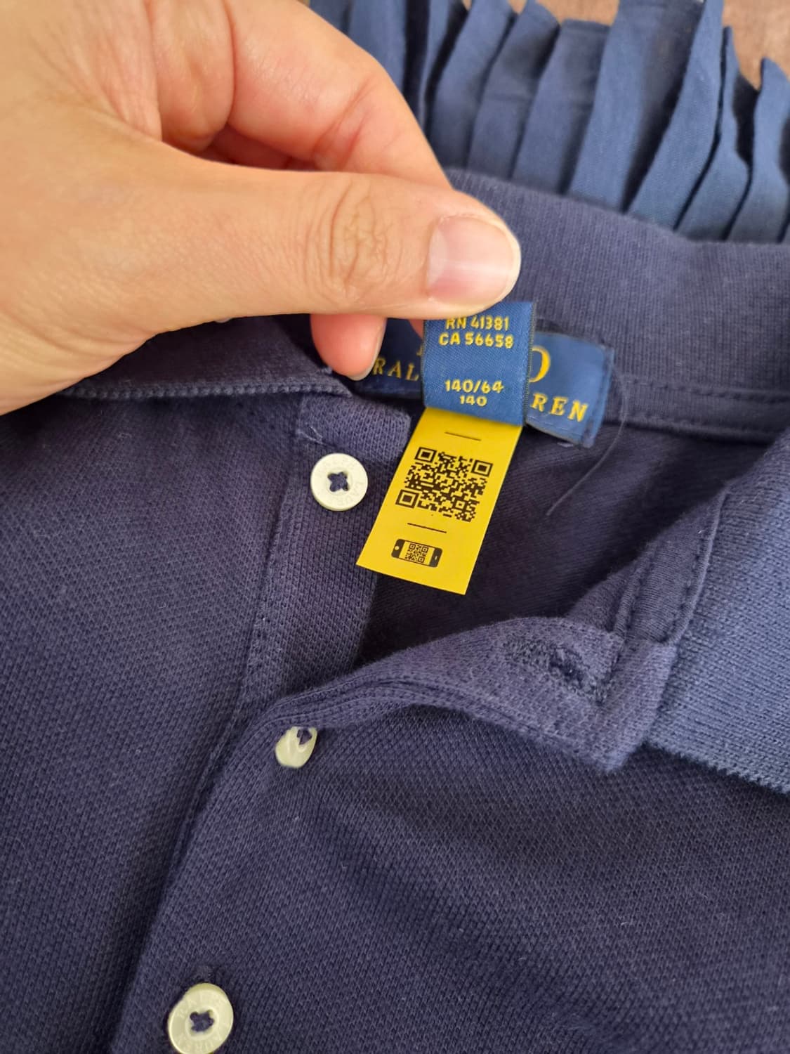 폴로랄프로렌 키즈 플리츠코튼반팔원피스 M사이즈 상품이미지8