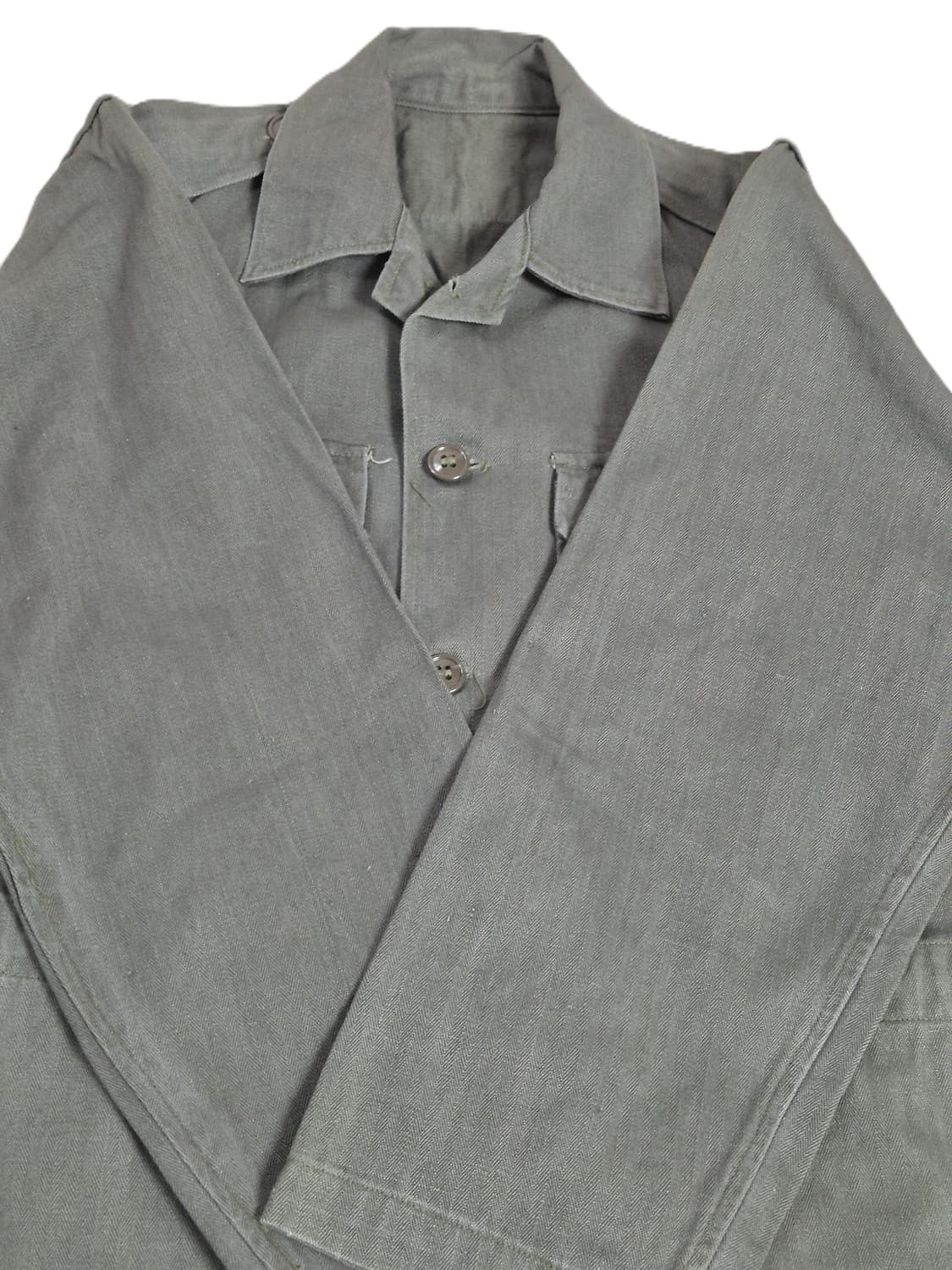 육군 구형 70년대 민무늬 전투복 상의 자켓 (S) 상품이미지6