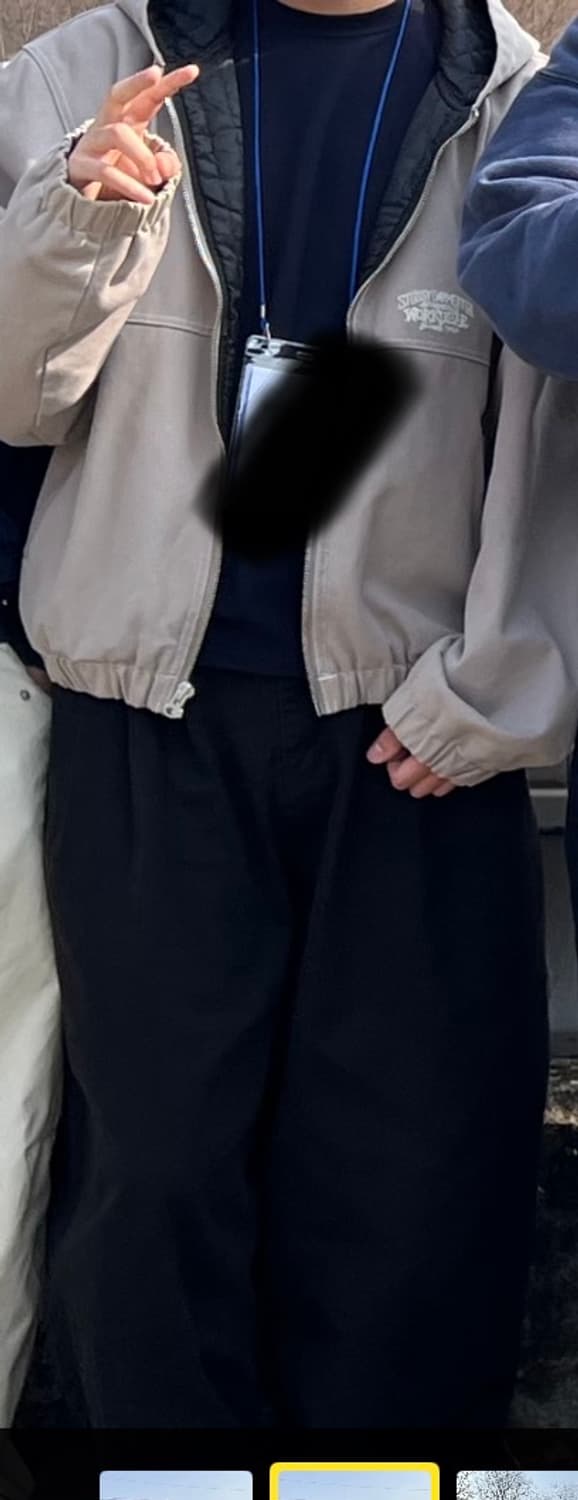 스투시 워크자켓 콘트라스트 스타치 그레이 판매합니다 상품이미지2