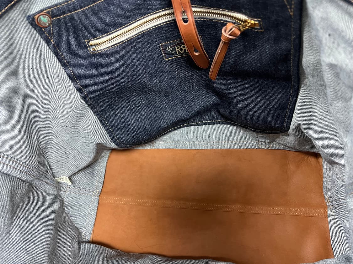 더블알엘 데님 토트백/숄더백/쇼퍼백 OS 상품이미지4