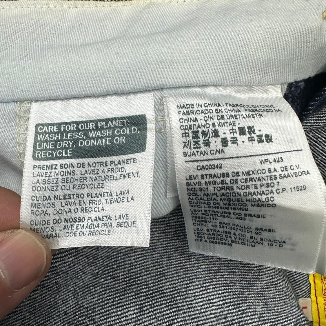 리바이스 레드 데님 오버롤 상품이미지5