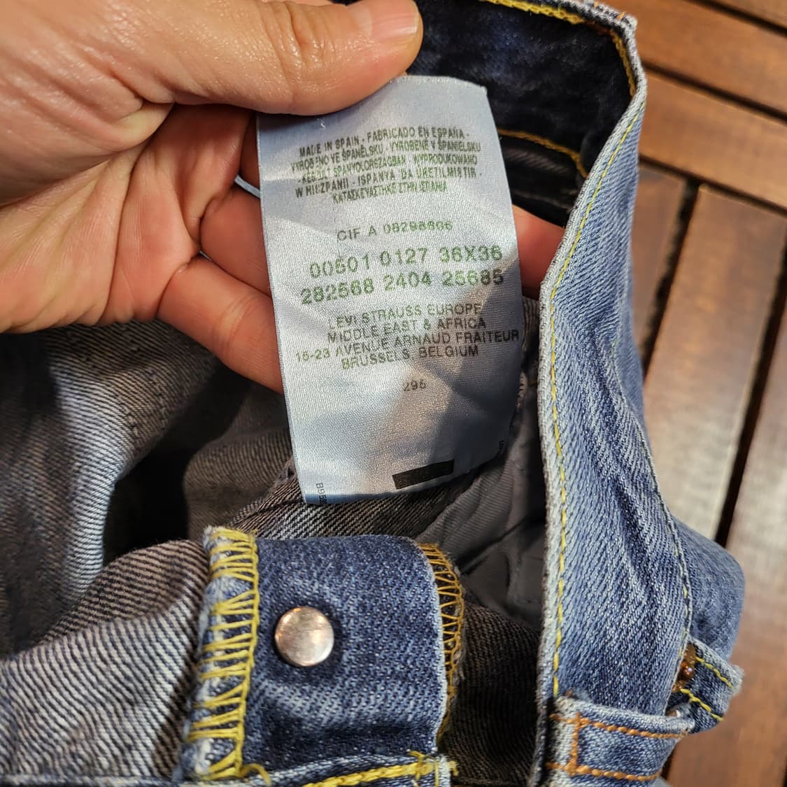 리바이스 청바지 501 (35) 상품이미지9