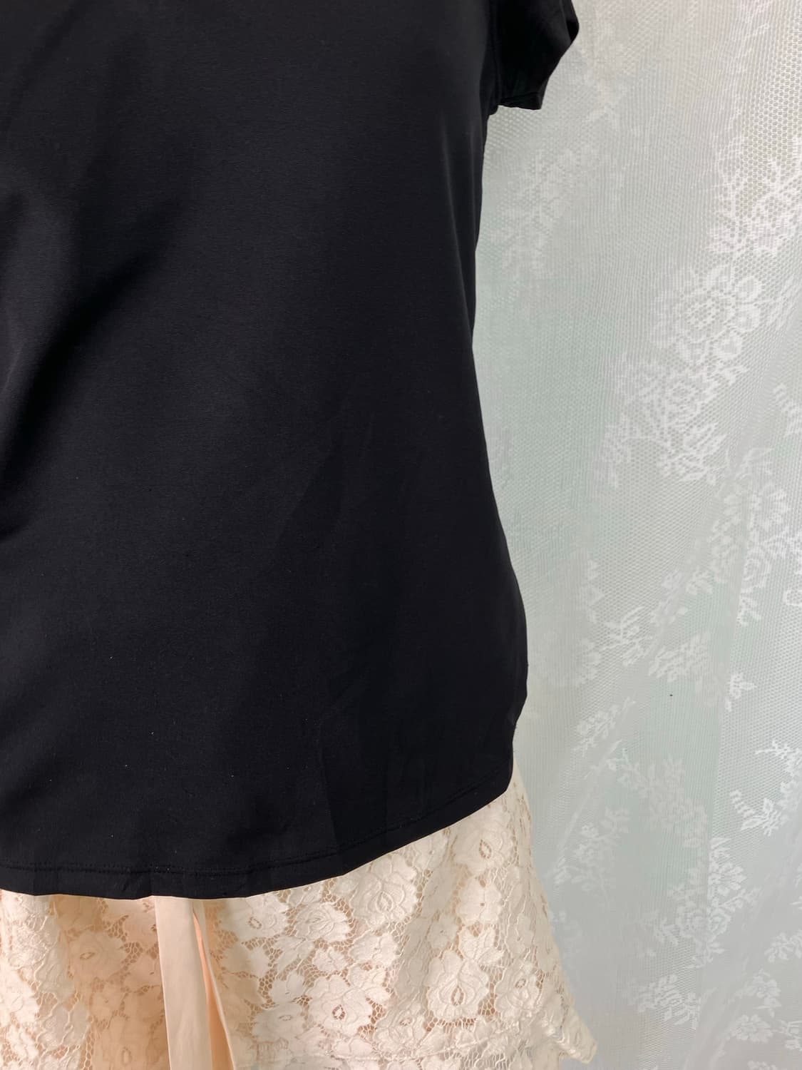 빈티지 챔피언 카라 트임 반팔 1122 모리걸 y2k 스트릿 갸루 펑키  상품이미지4