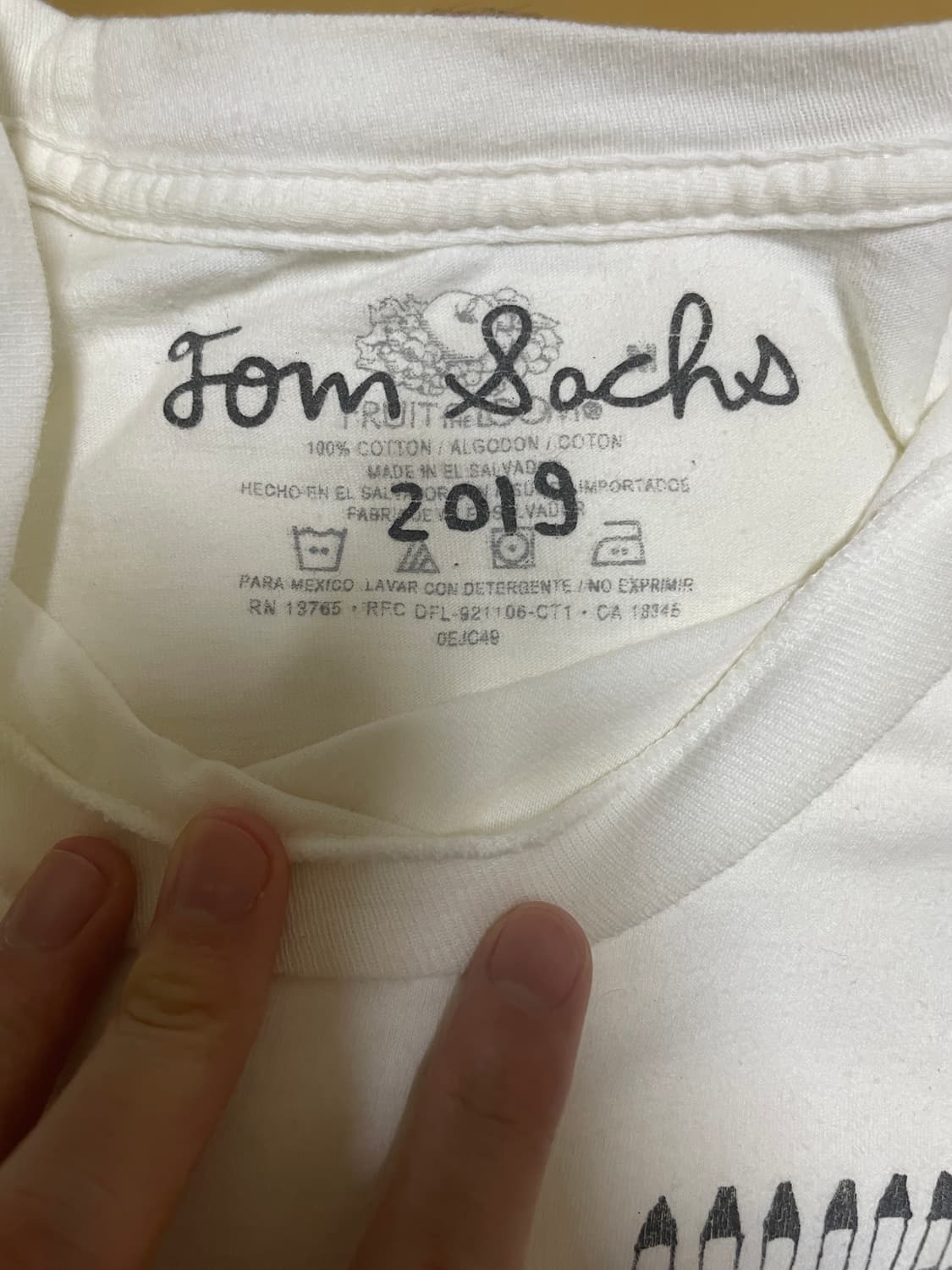 톰삭스 불렛 티셔츠 2019 M 상품이미지1