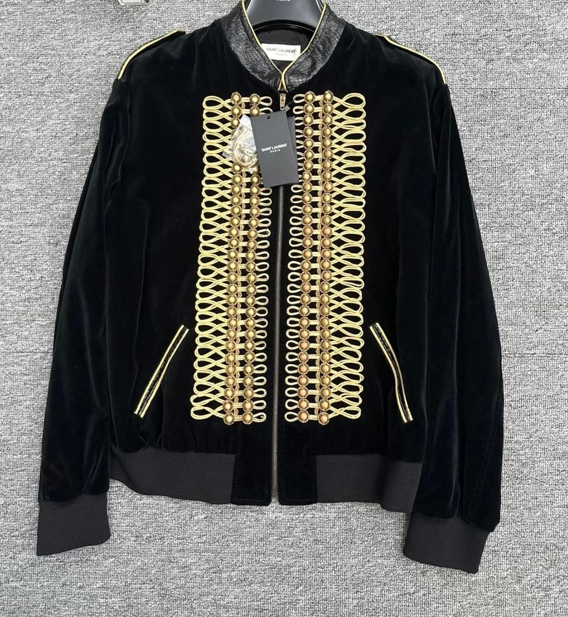 [BTS 지민님 착용] 생로랑 16AW 나플레옹 벨벳 자켓 상품이미지2