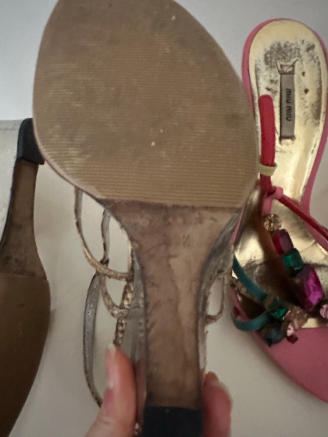 정품 미우미우 + 돌체앤가바나 샌들 <일괄판매> 상품이미지6