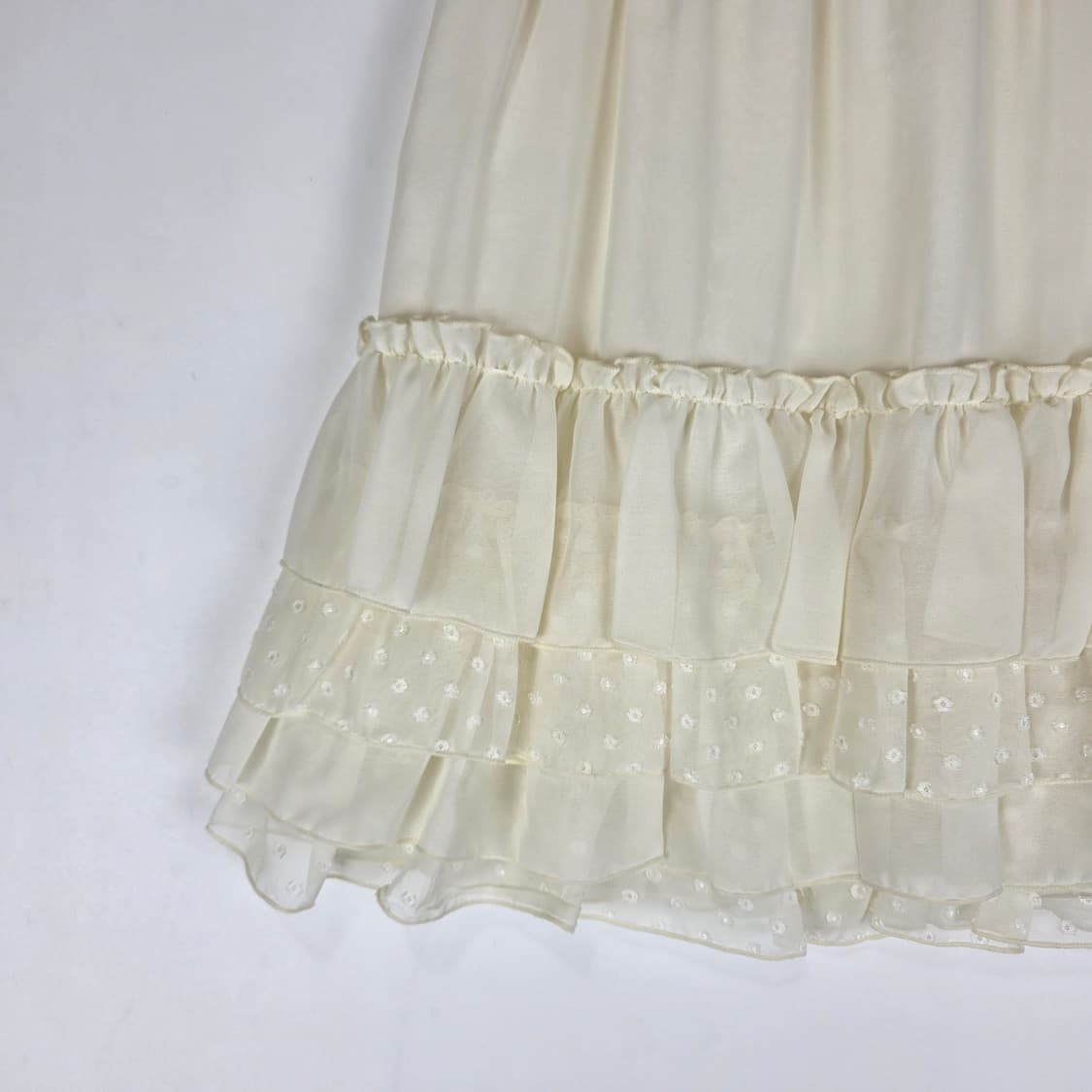 프릴 캉캉 밴딩스커트  상품이미지3