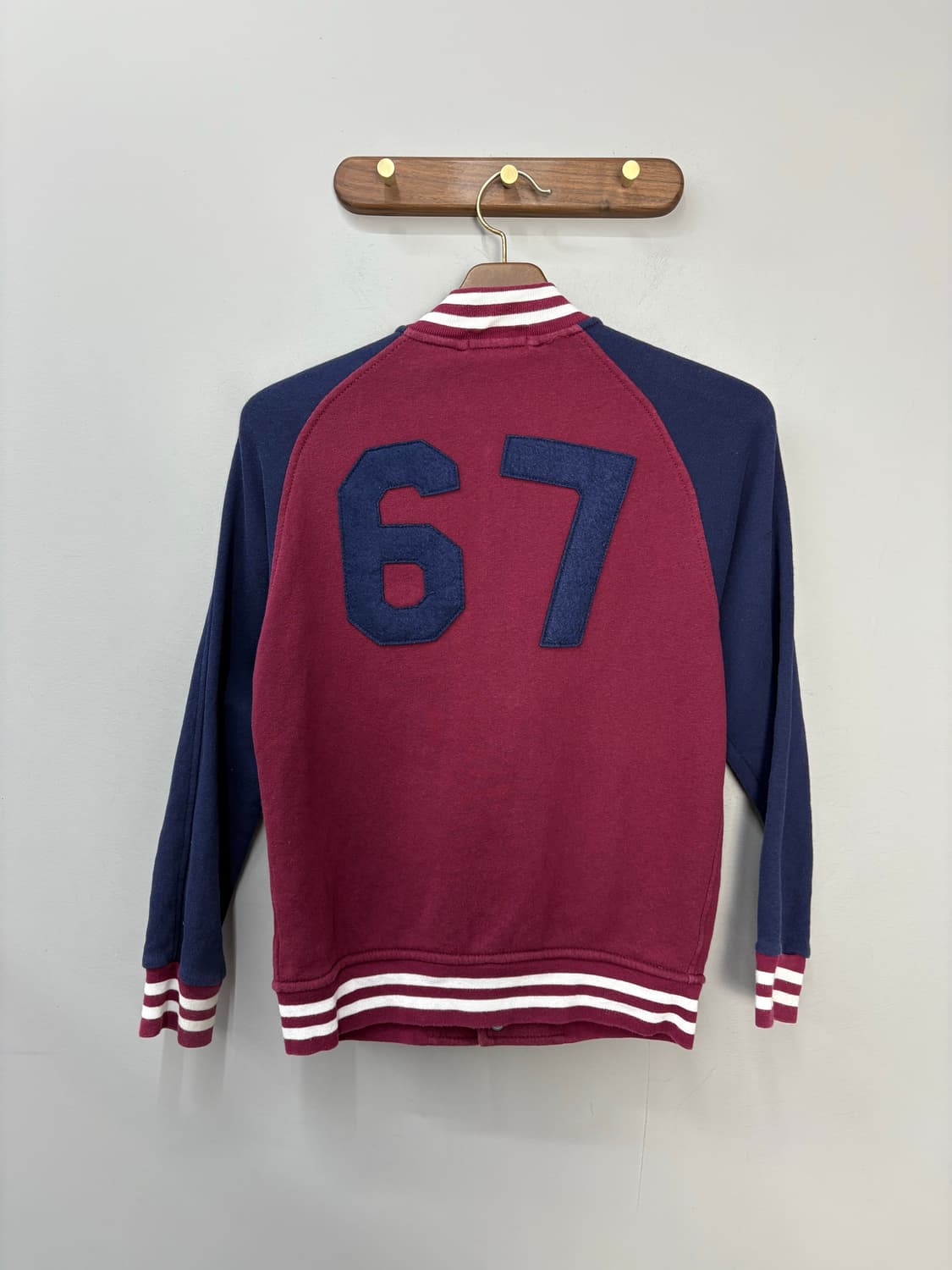 폴로랄프로렌 빅포니 배색 바시티 자켓 A3025 상품이미지5