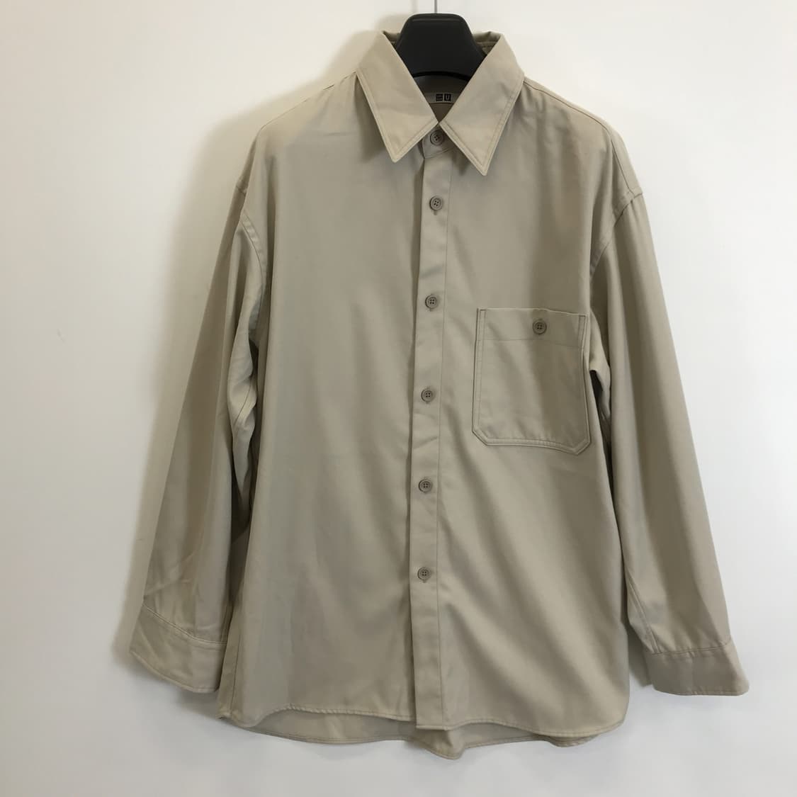 유니클로U 트윌워크 오버사이즈셔츠 북미판 [XL] 상품이미지1