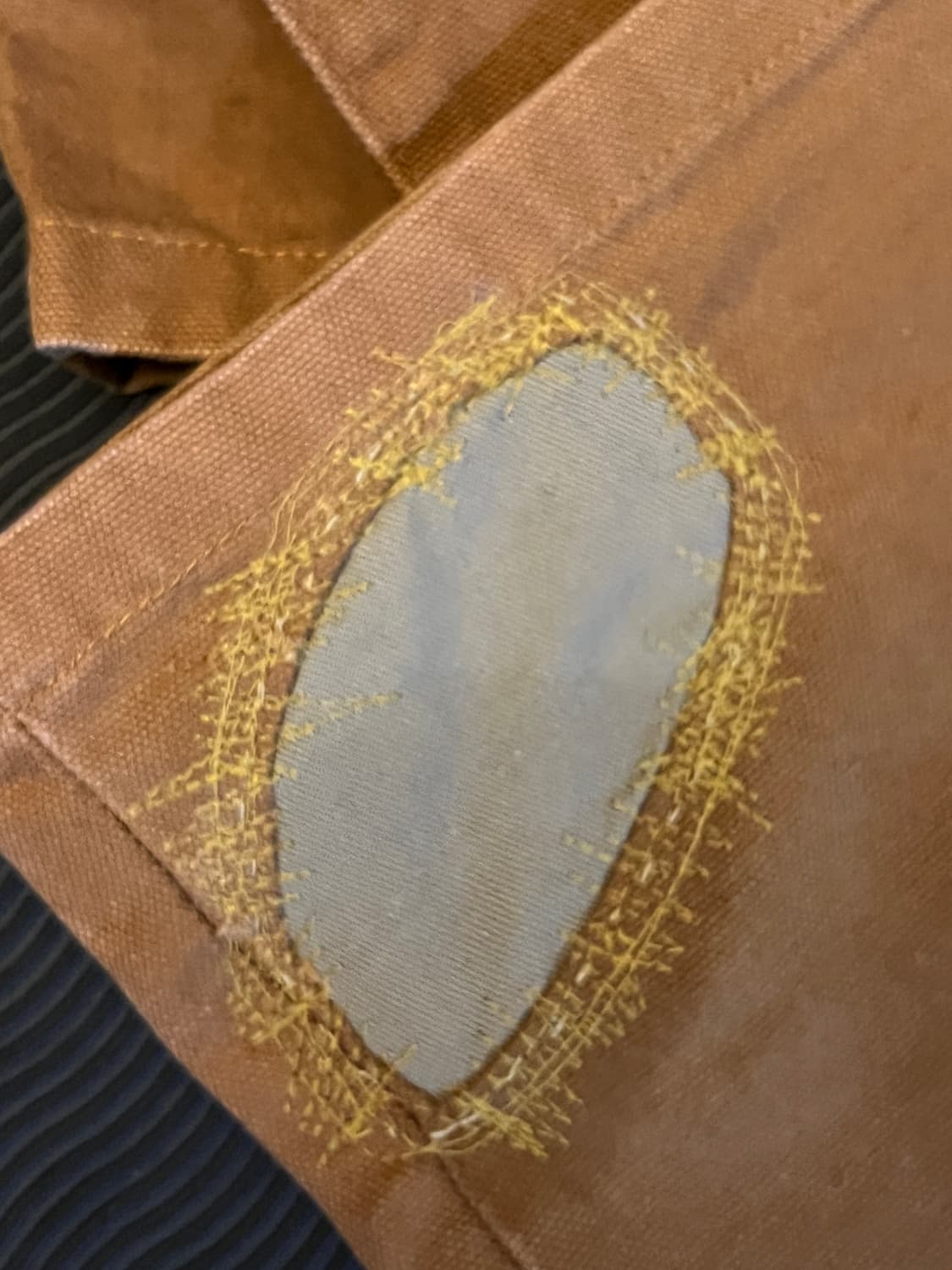 90s LVC 일본 704 신치백 워크팬츠 덕캔버스 복각 허리단면 40 상품이미지6