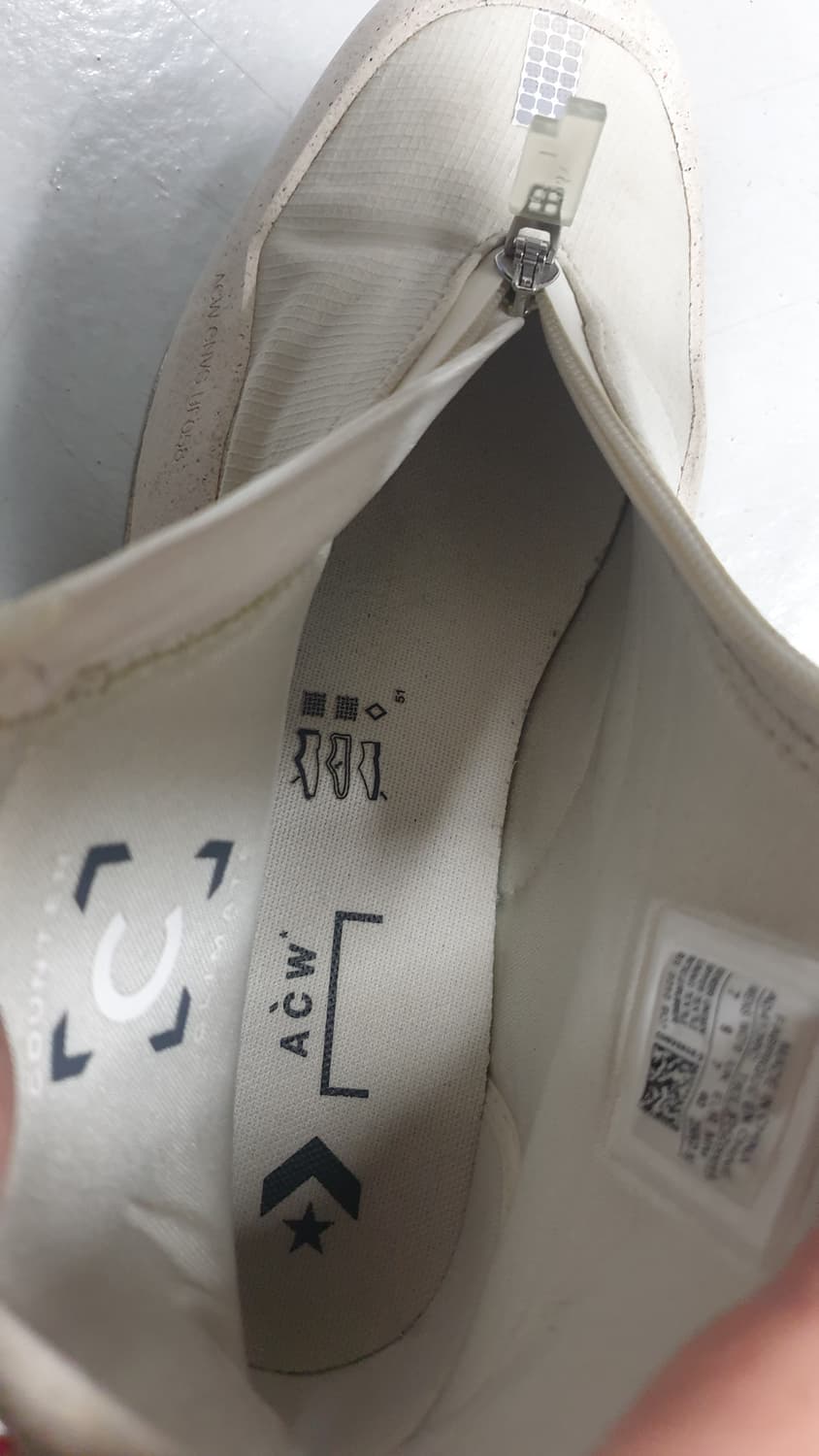 컨버스x어콜드월 지오포마 부츠 화이트 255 상품이미지7