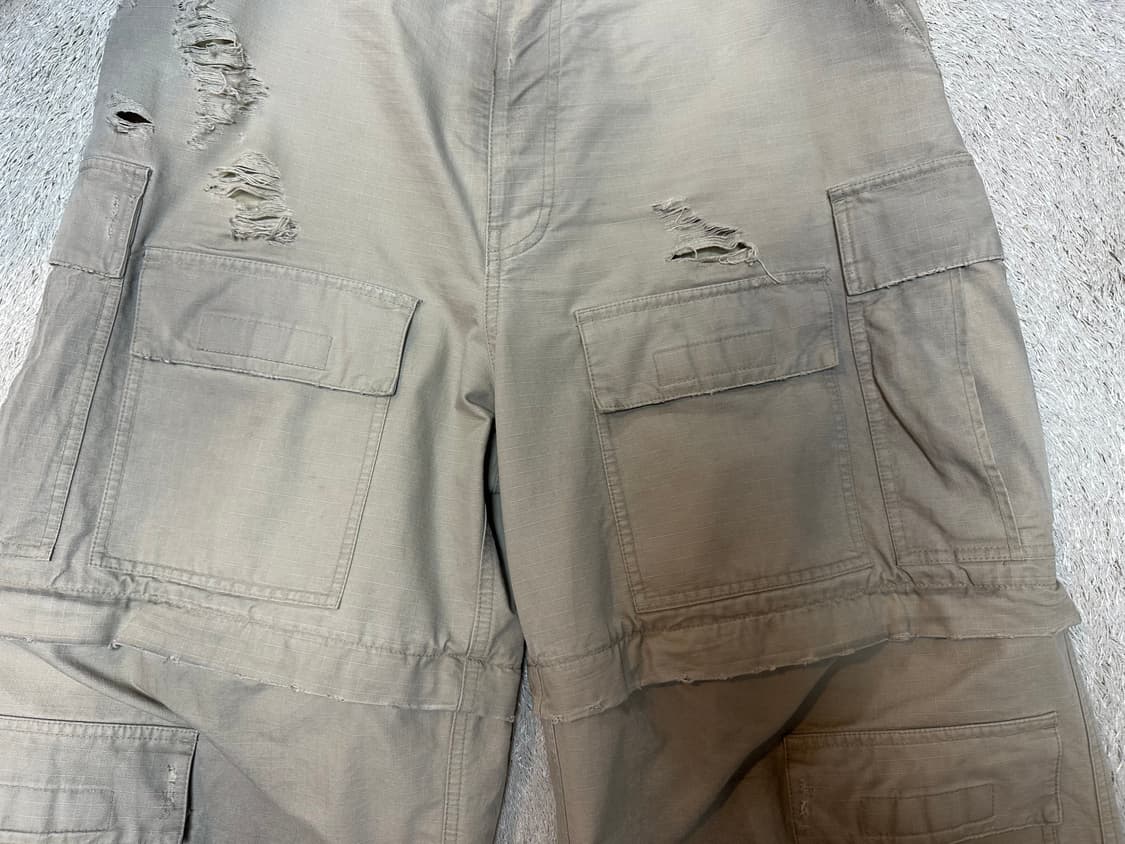 [48] 발렌시아가 립스탑 라지배기 카고팬츠 상품이미지3