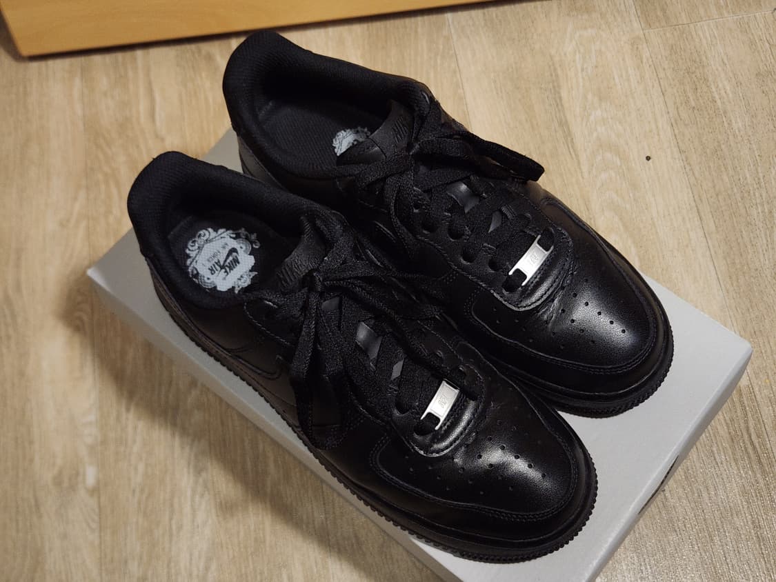 나이키 에어포스 블랙(올검포스) 265 상품이미지3