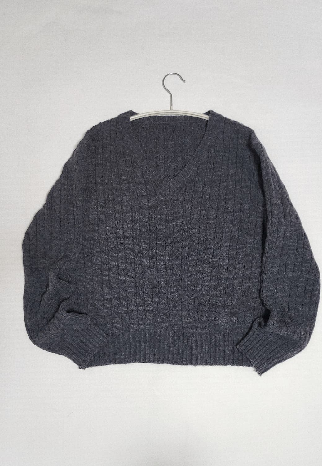 꽈배기 브이넥니트ㅡ새상품 상품이미지2