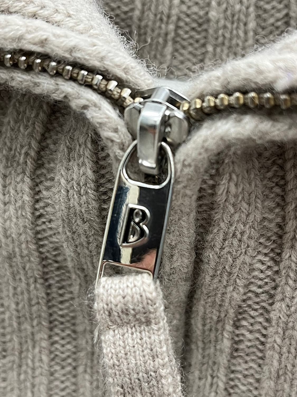 여) 베르니스 하프 울 집업 니트  상품이미지4