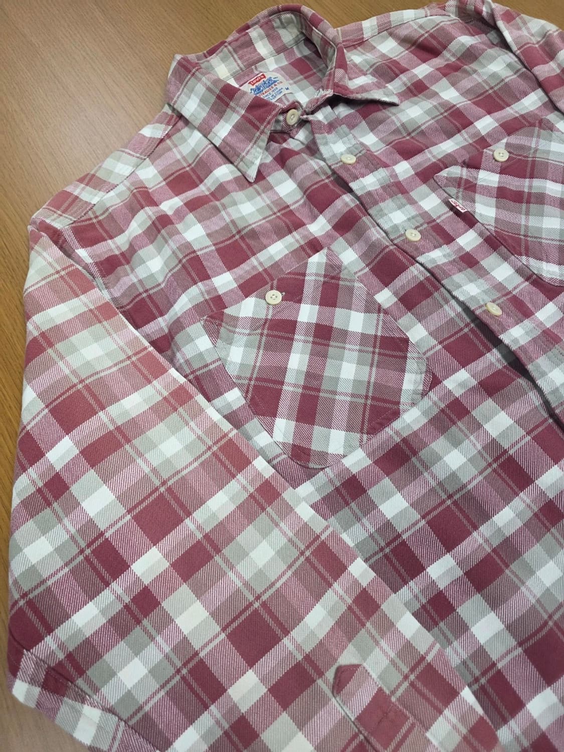 리바이스 90s 플란넬 체크 셔츠 상품이미지4