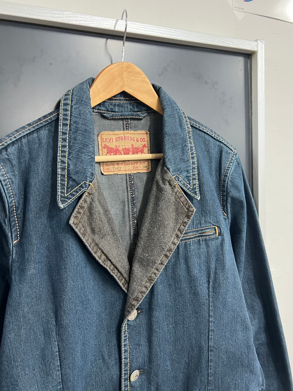 Levis 리바이스 71417 캐주얼 워크웨어 데님 자켓 상품이미지2