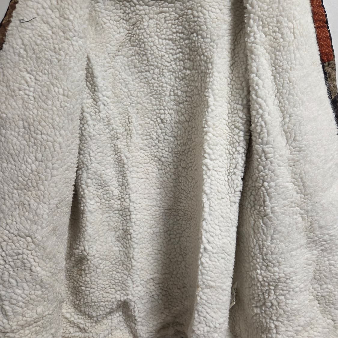 Made in Japan 패치워크 플리스 자켓 L(100) 상품이미지5