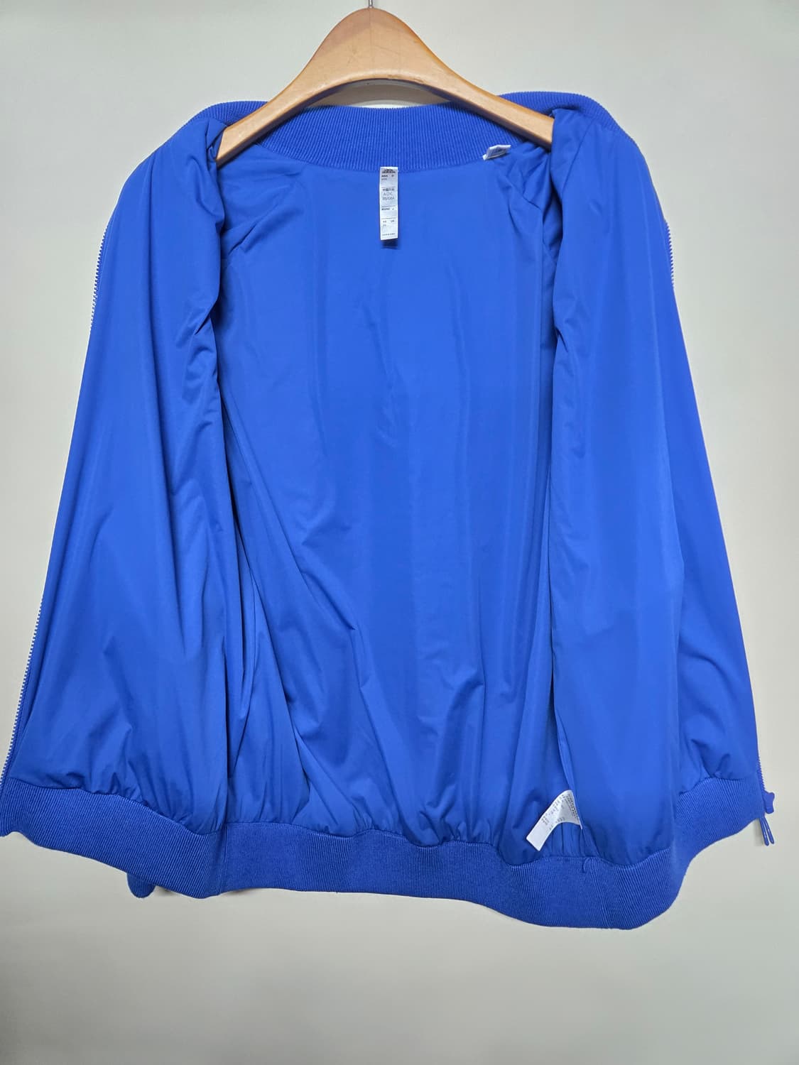 아디다스 블루 니트 집업 트랙탑 3XL 상품이미지3