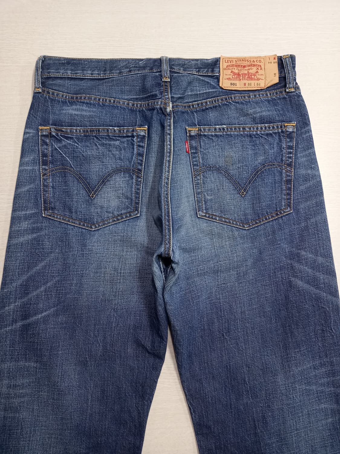 34 07's 리바이스501 워싱 일자진 34-555 상품이미지4