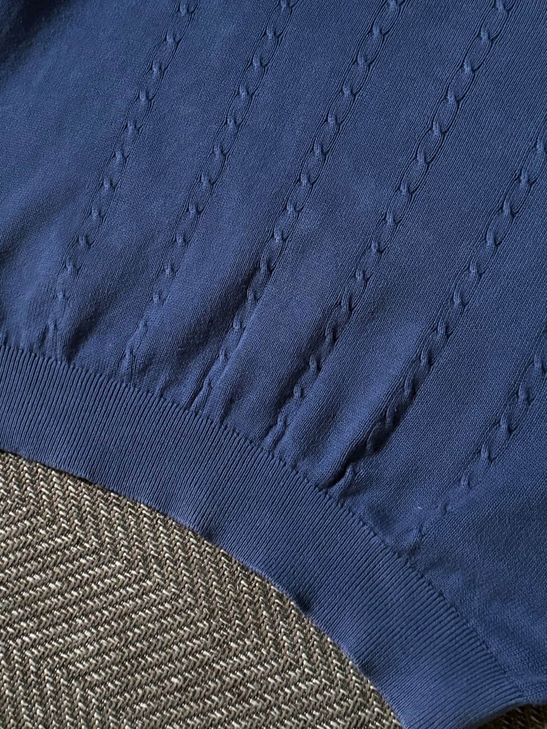 90s 버버리 워시드 코튼 빈티지 스웨터 (105) 상품이미지5