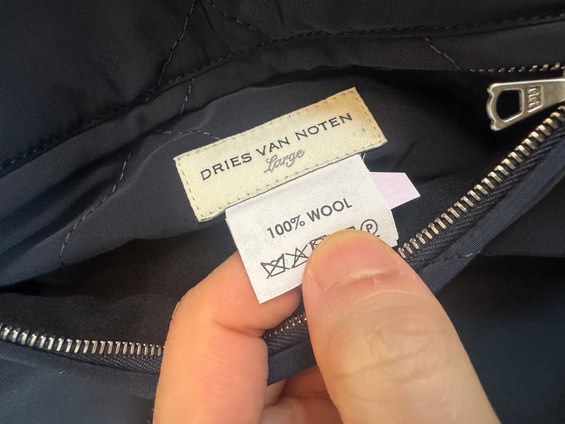 드리스 반 노튼 리버시블 울 봄버 상품이미지8